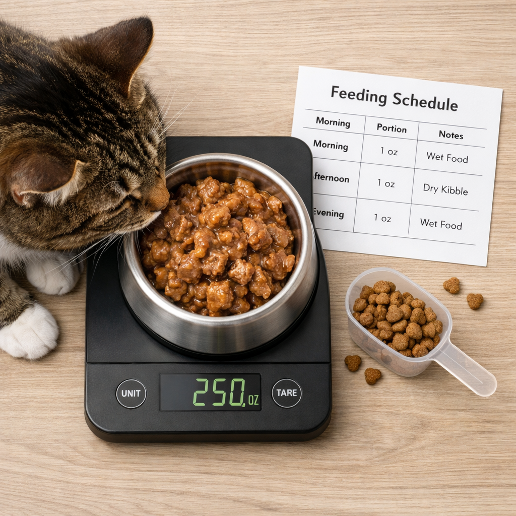 Complementary Cat Food Feeding Guide: Safe Portions, Schedules, and Tips