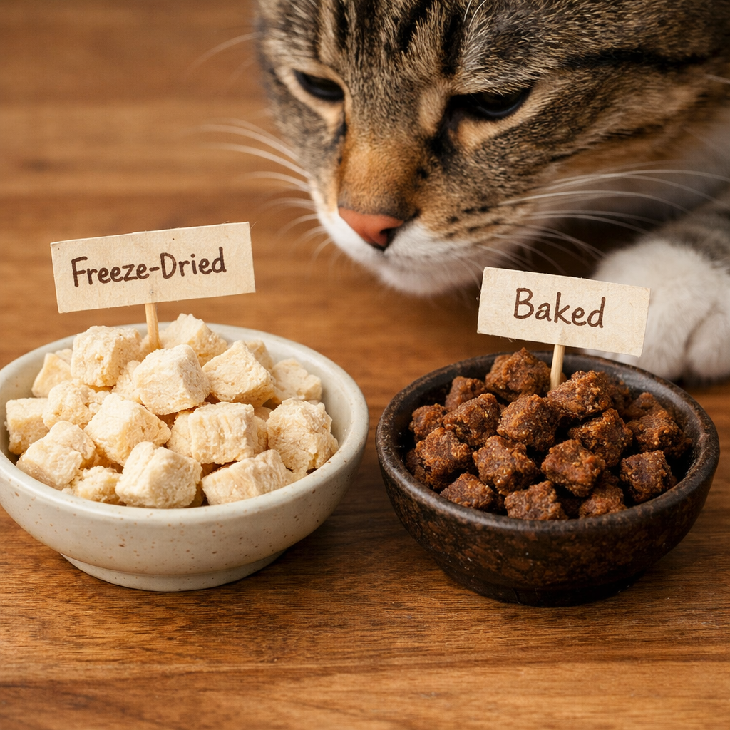 Freeze-Dried vs. Baked: Best Single-Ingredient Cat Treats Compared