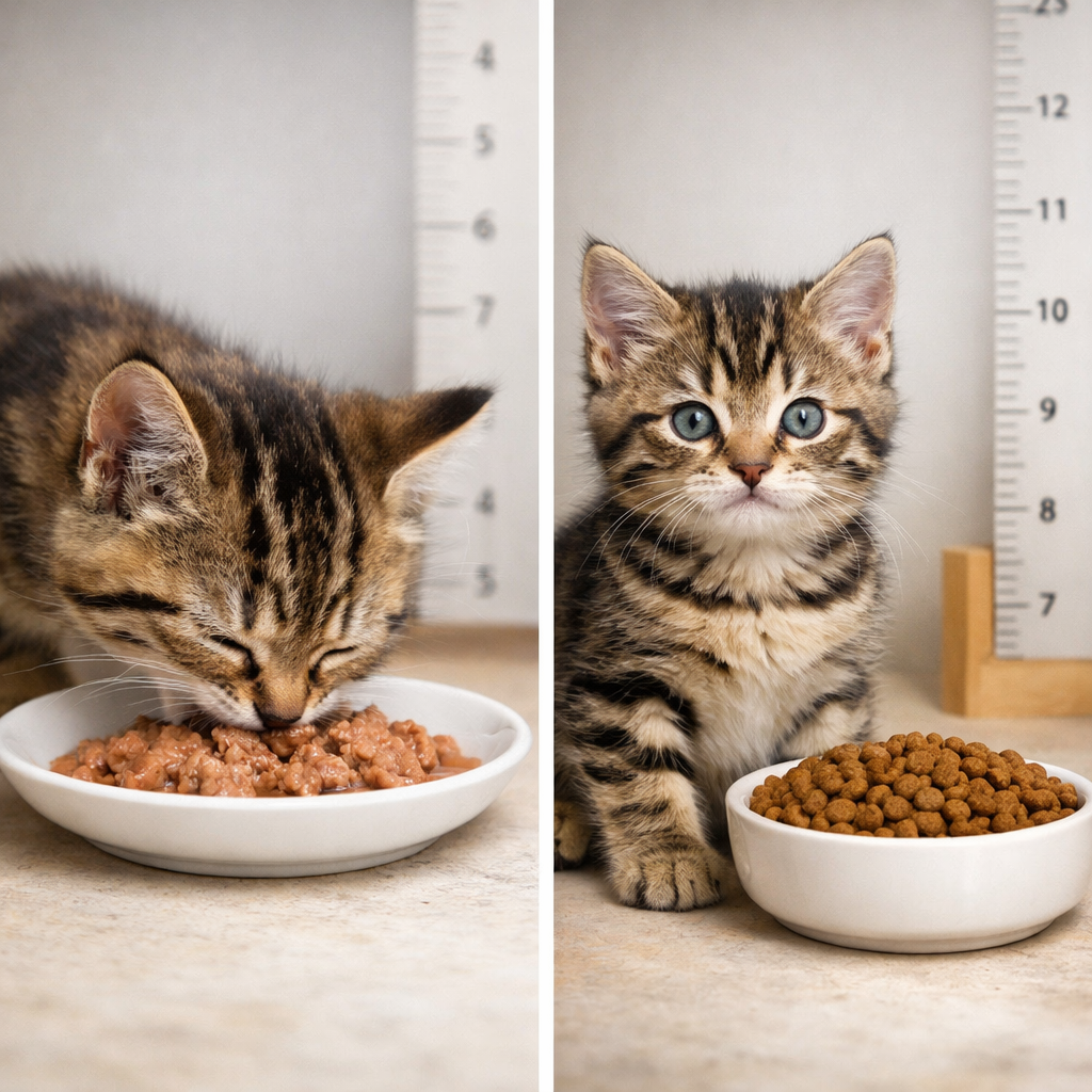 Wet vs. Dry Kitten Food: Which Supports Optimal Early Growth?
